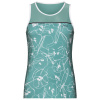 Dámsky top Head Performance Tank Top W - turquoise/white - Tyrkysový (XS)