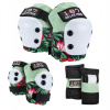 187 Killer Pads Adult Six Pack Set Hibiscus Pink/Green/Black - XS