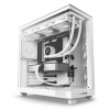 NZXT skříň H6 Flow dvoukomorová / MidT / 3x120mm fan / 2xUSB 3.2 / USB-C / prosklená bočnice i čelo / bílá (CC-H61FW-01)