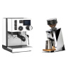 Rancilio Silvia BC PID, white + Eureka Mignon Zero 65 Speedy, CR chrome