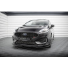 Maxton Design spoiler pod přední nárazník ver.4 pro Ford Fiesta ST Mk8 Facelift, černý lesklý plast ABS