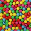 Manumi Plastové korálky mix barevných kuliček 8mm - 500 g