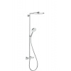 Hansgrohe 27133400 Raindance Selec sprch stĺp S 300 2jet,termo,hlavová,ruč.sprch,chróm/bie HG 27133400