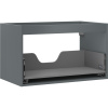 Mexen Box-A korpus skrinky pod umývadlo 80 cm, 1 zásuvka, grafit mat - 91AX0-0800-470-1-66