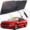 SLNEČNÁ CLONA NA PREDNÉ SKLO AUTA 140x80 cm, OCHRANA PROTI SLNKU