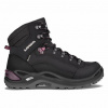 obuv LOWA Renegade GTX Mid Ws, UK 7 + black/prune