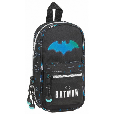 Batoh s penály na tužky DC Comics|Batman: Bat-Tech (12 x 23 x 5 cm) černý polyester