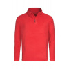 Mikina STEDMAN ACTIVE FLEECE HALF ZIP JACKET MEN Scarlet červená M