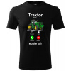 Tričko Farebné Traktor volá Farba trička: Čierna, Veľkosť: L, Typ: Pánske