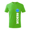 Rescue - pre záchranárov - Tričko detské bavlnené - 146 cm/10 rokov ( Apple Green )
