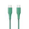 ER POWER kabel USB-C/C GRS 60W 120cm zelený ERPWCBCTCGN