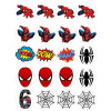Výtlač na tortu cukrová hmota MUFFINY SPIDERMAN