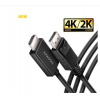 AXAGON RVD-HI20C2, DisplayPort -> HDMI 2.0b redukcia / kábel 1.8m, 4K/60Hz Axagon