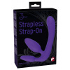 Dildo strap on You2toys 20 cm fialové