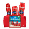 Old Spice Xmass set Captain v cestovnej taške s tuhým dezodorantom 50 ml dezodorantom v spreji 150 ml a sprchovým gélom 250 ml