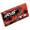 IRIS REŤAZ 420 TX-116 (116-ČLANKOV) BEZ O-KUŽKOV (OTVORENY + ROZOBERATEĽNA SPOJKA) FARBA ČIERNA (17,0KN)