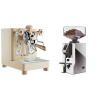 Lelit Bianca PL162T V3, gold + Eureka Mignon Specialita Compatto, CR chrome