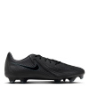 Nike Phantom GX II Academy Firm Ground Football Boots Black/Green 10.5 (45.5)