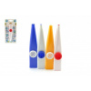 SMĚR KAZOO plastový foukací hudební nástroj 12cm 3 barvy