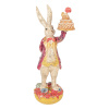 Clayre & Eef Figúrka zajac cukrár 30cm