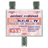 Anténny zlučovač AZP24,41,48+TV IEC