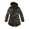 Bunda zimná dámska BRANDIT Marsh Lake Parka kapucňou - dark camo