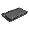 Mikrotik RB5009UPR+S+IN router zapojený do sítě 2.5 Gigabit Ethernet, Gigabit Ethernet Černá