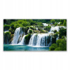 Foto -skrutka akrylu s grafikou 140x70 Waterfall Natura (Foto -skrutka akrylu s grafikou 140x70 Waterfall Natura)
