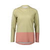 POC W's MTB Pure LS Jersey Prehnite Green/Rock Salt - L