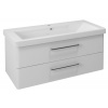 SAPHO THEIA umývadlová skrinka 101,4x43,5x44,2cm, 2xzásuvka, biela TH105-3030