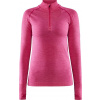 Dámské termo triko CRAFT Core Dry Active Comfort Zip růžová Velikost: L