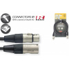 Stagg NMC3R, mikrofonní kabel XLR/XLR, 3m