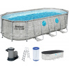 BESTWAY Steel Pro Max Splashview Bazénový set 549 x 274 x 122cm, kartušová filtrácia 56716