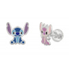 Disney Stříbrné asymetrické náušnice Lilo & Stitch ES00088SL.CS