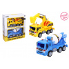 Wiky vehicles Auto stavební a značky 2ks 23cm - český obal