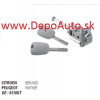 Citroen BERLINGO 4/08- vložka zámku zadných krídlových dverí + 2 x klúč