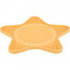 Lick´n´Snack HVIEZDA - podložka na pomalé kŕmenie, 23,5 cm, silikón, žltá