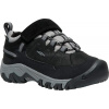 Detské celoročné topánky Keen TARGHEE IV LOW WP CHILDREN black/steel grey Veľkosť: 30