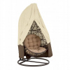 Kryt na záhradný nábytok - GARDEN COCOON béžový + hnedý POTAH NA KRESLO (Záhradný béžový kokón + hnedý kryt sedadla)
