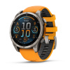 GARMIN Fenix 8 - 47mm AMOLED Sapphire Titanium Spark Orange/Graphite band Smarthodinky