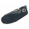 Vega CJRB J1918L-BBK Large Maileah vreckový nôž 7,6 cm, celočierna, G10, spona