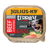 Julius-K9 Beef & Potatoes - kompletné mokré krmivo pre psov, hovädzie mäso so zemiakmi - 150g