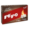 PE-PO pevný podpaľovač - krabička 40 podpalov