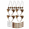 4 stovky kreatívnych kravaty Hairband Set Tiger Tails (4 stovky kreatívnych kravaty Hairband Set Tiger Tails)