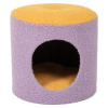 COOCKOO Happy House Domček pre mačky 35x35x35cm fialový/oranžový ( COOCKOO Happy House Domček pre mačky 35x35x35cm fialový/oranžový)