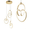 Závesné LED svietidlo G082-3CPR Gold