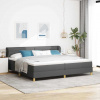 zahrada-XL Posteľ s pružinami a matracom krémová 90x200 cm Tmavo šedá 3340172
