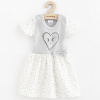 Dojčenské bavlnené šatôčky New Baby Srdiečka 86 (12-18m)