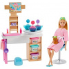 Matel GJR84 Barbie salón krásy herný set s beloškou