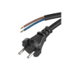 Flexo šnúra guma/neoprén 2x1,0mm2 3m čierna EMOS S03030N
